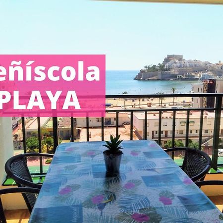 New! Peniscola Playa 1A Linea Apartment Bagian luar foto