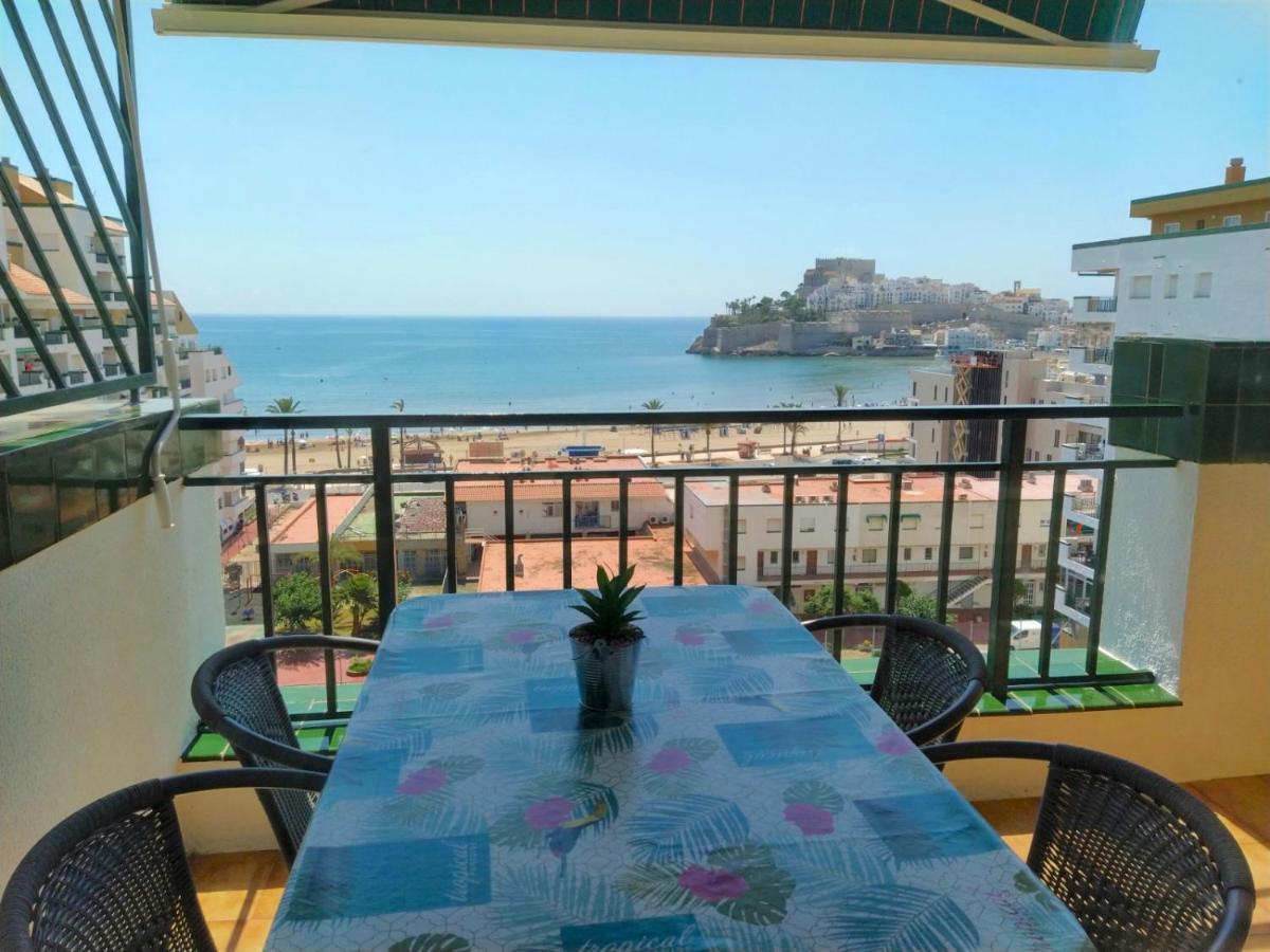 New! Peniscola Playa 1A Linea Apartment Bagian luar foto