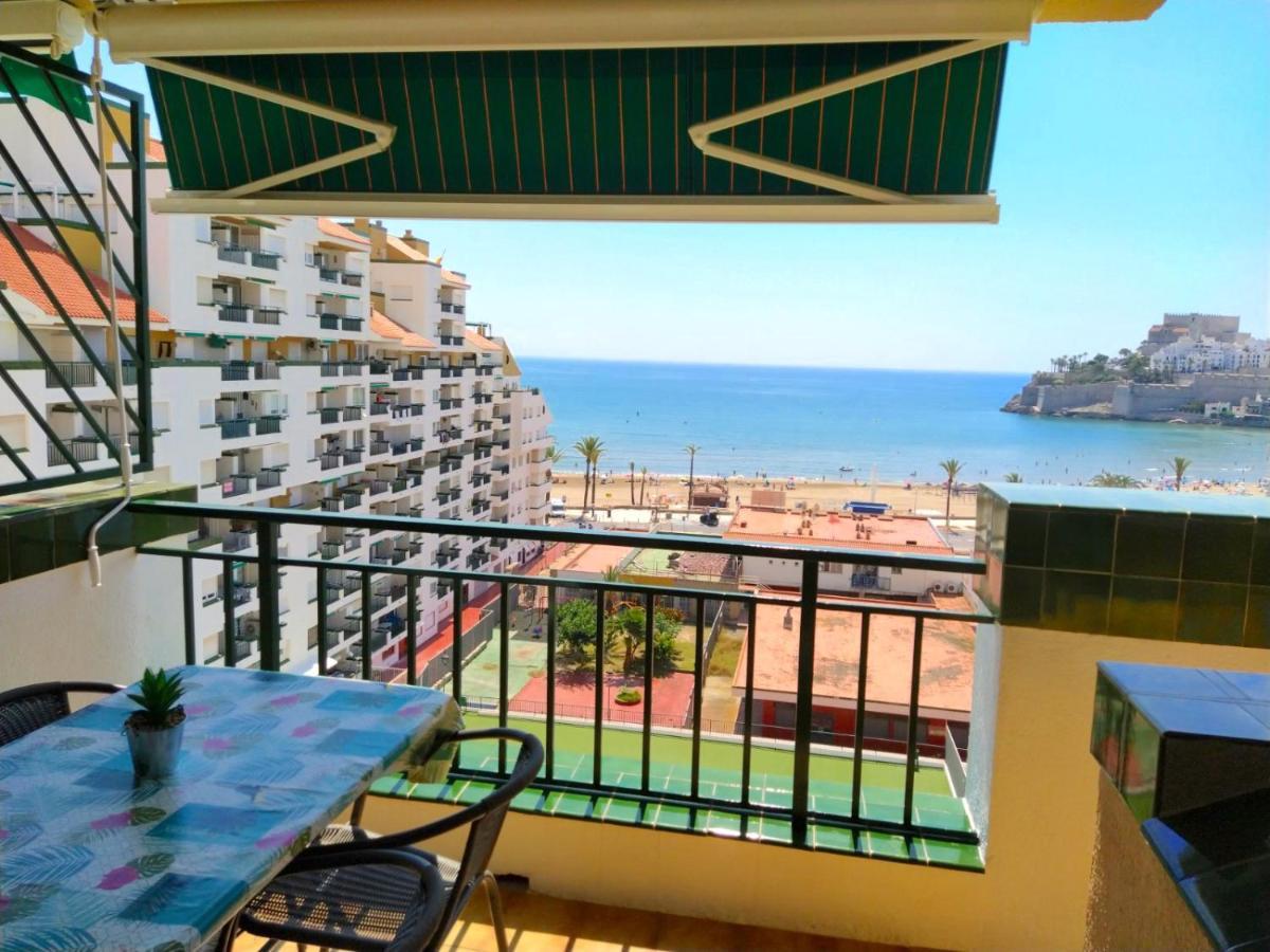 New! Peniscola Playa 1A Linea Apartment Bagian luar foto