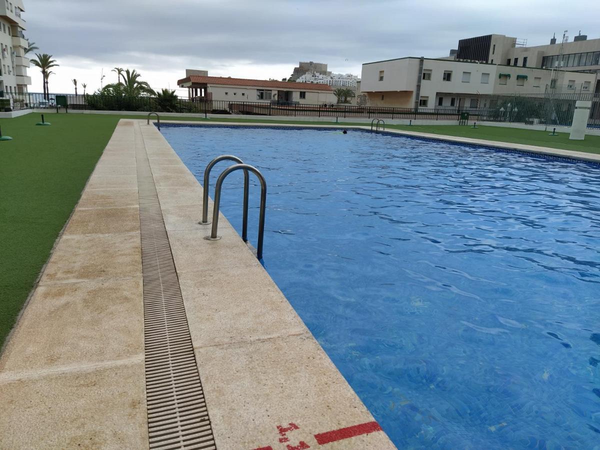New! Peniscola Playa 1A Linea Apartment Bagian luar foto